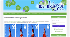 Desktop Screenshot of nishikigoi.com