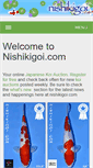 Mobile Screenshot of nishikigoi.com